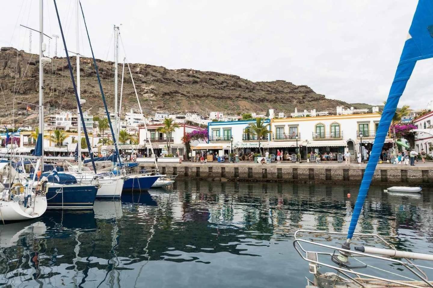 Hotel Precioso Yate En El Centro Del Puerto De Mogan Exteriér fotografie